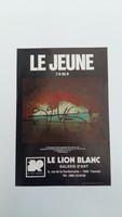 Affiche pour l'exposition <em><strong>Lejeune</strong></em> à la Galerie Le Lion Blanc (Tournai), du 7 septembre 1979 au 25 septembre 1979